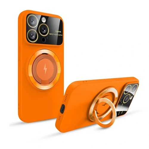 Silicon Magsafe Case with Stand for Apple iPhone 15 Pro