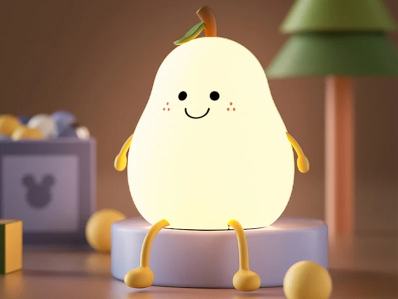 LED NightLight Rechargeable Fruit Pear Shape